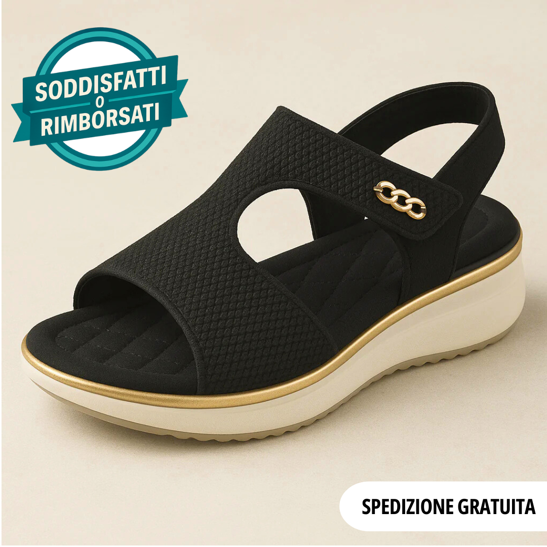 Sandali ortopedici con soletta Memory Foam clinica