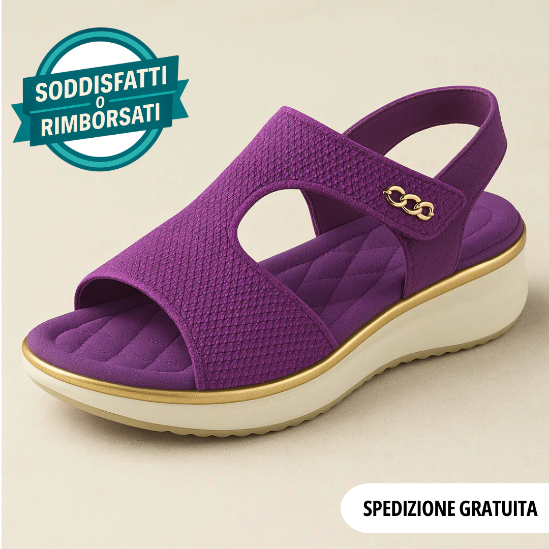 Sandali ortopedici con soletta Memory Foam clinica